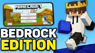 Trying Bedwars on Minecraft Bedrock Edition!