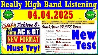 IELTS LISTENING PRACTICE TEST 2025 WITH ANSWERS | 04.04.2025