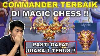 COMMANDER TERBAIK DI MAGIC CHESS !! PASTI DAPAT JUARA 1 TERUS !! COMBO MAGIC CHESS TERKUAT 2024