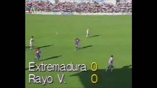 Extremadura 0 - Rayo Vallecano 0. Temporada 1994/95.