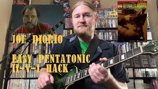 Easy Pentatonic Scale Hack for ii-V Progressions - Intervallic Joe Diorio Line | Jazz Guitar Lesson