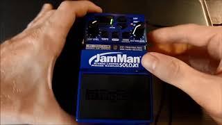 DigiTech JamMan Solo XT basic tutorial instructions