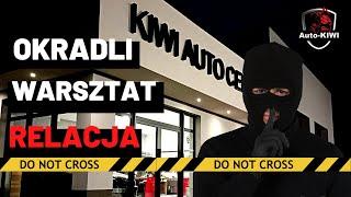 OKRADLI WARSZTAT SAMOCHODOWY - ZAPOMNIELI O KAMERACH !