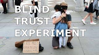 FREE HUGS! Blind Trust Experiment in London