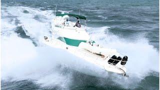 Haulover Inlet Rogue Waves and Captains Skill #hauloverinlet #boat #boatlife