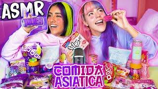 COMIENDO TODO ROSA Y MORADO ASMR | MUSAS LOS POLINESIOS