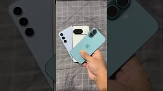 Galaxy S24 vs Pixel 9 vs iPhone 16 camera! (Portrait) #galaxys24 #pixel9 #iphone16