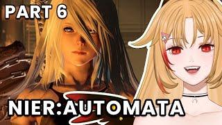 【NieR: Automata | Playthrough Part 6】No one hurts my 9S!【Rine Vartist】