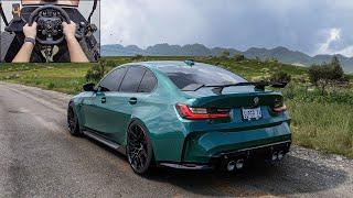 BMW M3 G80 Competition - Forza Horizon 5 | Logitech G923 Steering Wheel