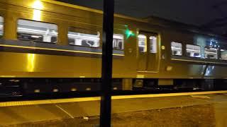 An MR-90 commuter train leaving Montpellier Station