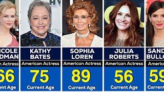 Age of Top 300 Senior Hollywood Actress in 2024 (The Ultimate List)