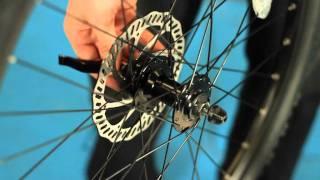 How to install quick release front wheel on bicycle