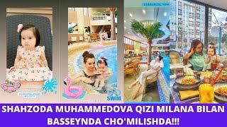 SHAHZODA MUHAMMEDOVA QIZI MILANA BILAN BASSEYINGA BORDI!!! INSTAGRAM OLAMI!!!