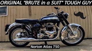 Vintage Norton Atlas 750 - Great Looking Thug of a Bike - Wahoo!