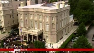 Cuban flag raised in Washington as relations restored