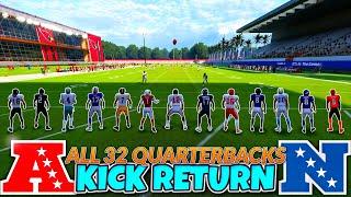 32 TEAM KICK RETURN TOURNAMENT (QB's) MADDEN 22! Who Will Win it All??