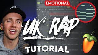 HOW TO MAKE A UK RAP BEAT in FL STUDIO