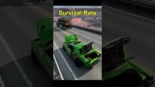  EXTREME OVERTAKING CHAOS vs CAR SURVIVAL RATE! (BeamNG Drive) 