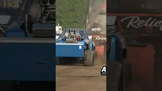 Modified V8 Truck Pulls #automobile #tractorpulling #racing #truck #fyp #shorts #jcpullingvideos