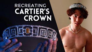 Recreating Cartier’s Greek Key Crown rescued from the Lusitania Sinking Crown | Obsession #13