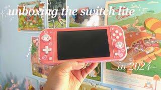 unboxing the switch lite in 2024 (is it worth it?) 