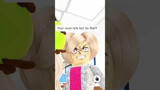 When KAREN gets violated by YOUNGEST SIBLING… #adoptme #roblox #robloxshorts