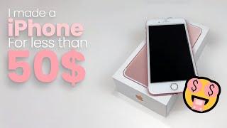 BUILDING an iPHONE for LESS than $50?! (AT HOME)