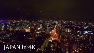 4K・ Japan - Tokyo night walk. Hiro-o - Roppongi Hills - Midtown - Tokyo tower・4K