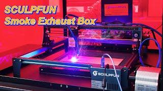 Enclosure | SCULPFUN 720x360x360mm Smoke Exhaust Box Enclosure