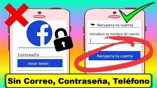 COMO RECUPERAR  CUENTA DE FACEBOOK SIN CORREO, SIN TELEFONO Y SIN CONTRASEÑA DESDE EL CELULAR 2024