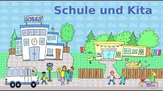 Deutsch lernen:  Schule und Kita - Schüler / Lehrer / Eltern / Erzieher - learn German: school