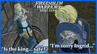 Ingrid sacrifices herself for Dimitri - Fire Emblem Warriors Three Hopes