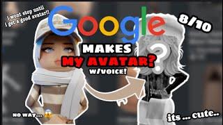 google makes my avatar.. (no way it actually looks decent)