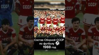 Состав сборной СССР по футболу  1988 год.