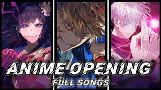 ANIME OPENINGS MIX | FULL SONGS! 