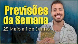 PREVISÕES DA SEMANA. 26 de Maio a 01 de Junho. ⭐️