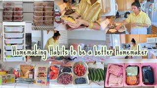 Simple Homemaking Habits to be a Better Homemaker| Daily Life Routine and Schedule tips