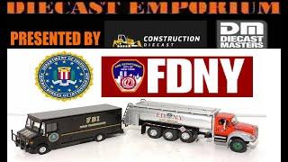 Greenlight FBI Stepvan & FDNY Tanker Truck Unboxing & Review