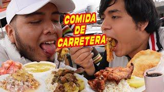 Probando COMIDA de CARRETERA | COMIDA CALLEJERA al PASO