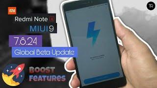 MIUI 9 7.8.24 Global Beta Developer update Boost Speed - Redmi Note 4