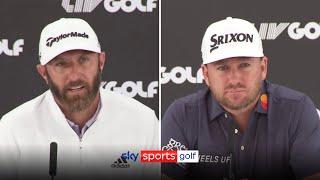 Dustin Johnson confirms PGA resignation during LIV Golf press conference