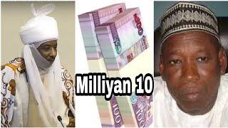 Katu ta Umurci gwamnatin Jihar kano ta biya Muhammad Sanusi ll diyar Million 10 kam cin zarafi