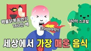 지구상에서 가장 매운 음식! 근데 그게 선인장