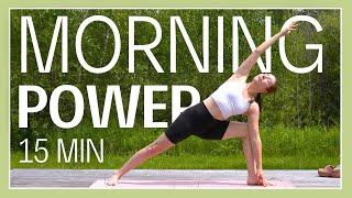 15 min Morning Yoga Flow - Ignite Your Power
