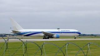 Eastern Airlines Boeing 767 at RAF Mildenhall