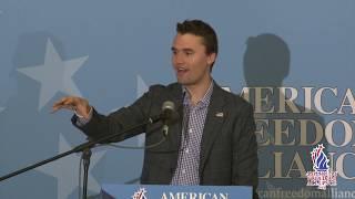 Charlie Kirk at the AFA's "The Long March Through the Institutions" conference May 5, 2019