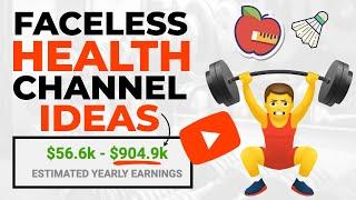 Idei de canale YouTube fără față (Nișă de sănătate - 2193 USD pe zi)
