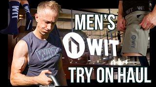 wit fitness training apparel / wit fitness reviews / mens fitness fashion try on haul @wit.training