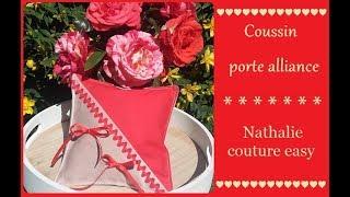 Un pas à pas pour confectionner ce coussin porte alliance