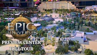 Epic Universe Preview Center: FULL Theme Park Model Tour & NEW Merchandise